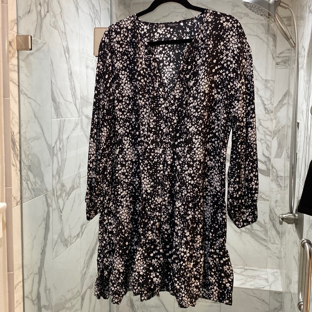 Zara boho ruffle dress